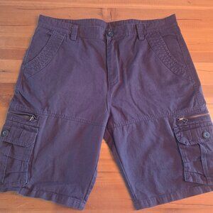 Unbranded Men's Heavyweight Cargo Shorts Charcoal Gray NWOT - Size 38